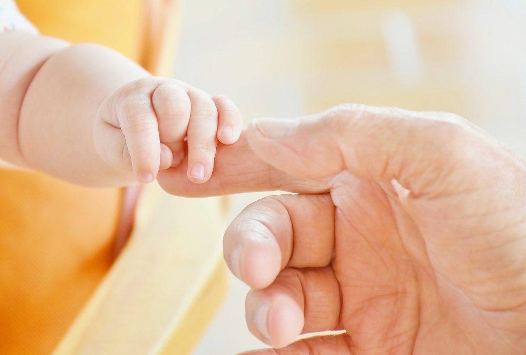baby, hand, infant