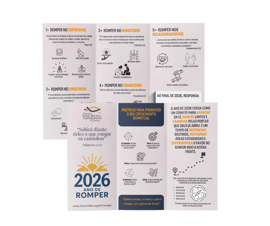 12- Romper avançando para a glória de Deus