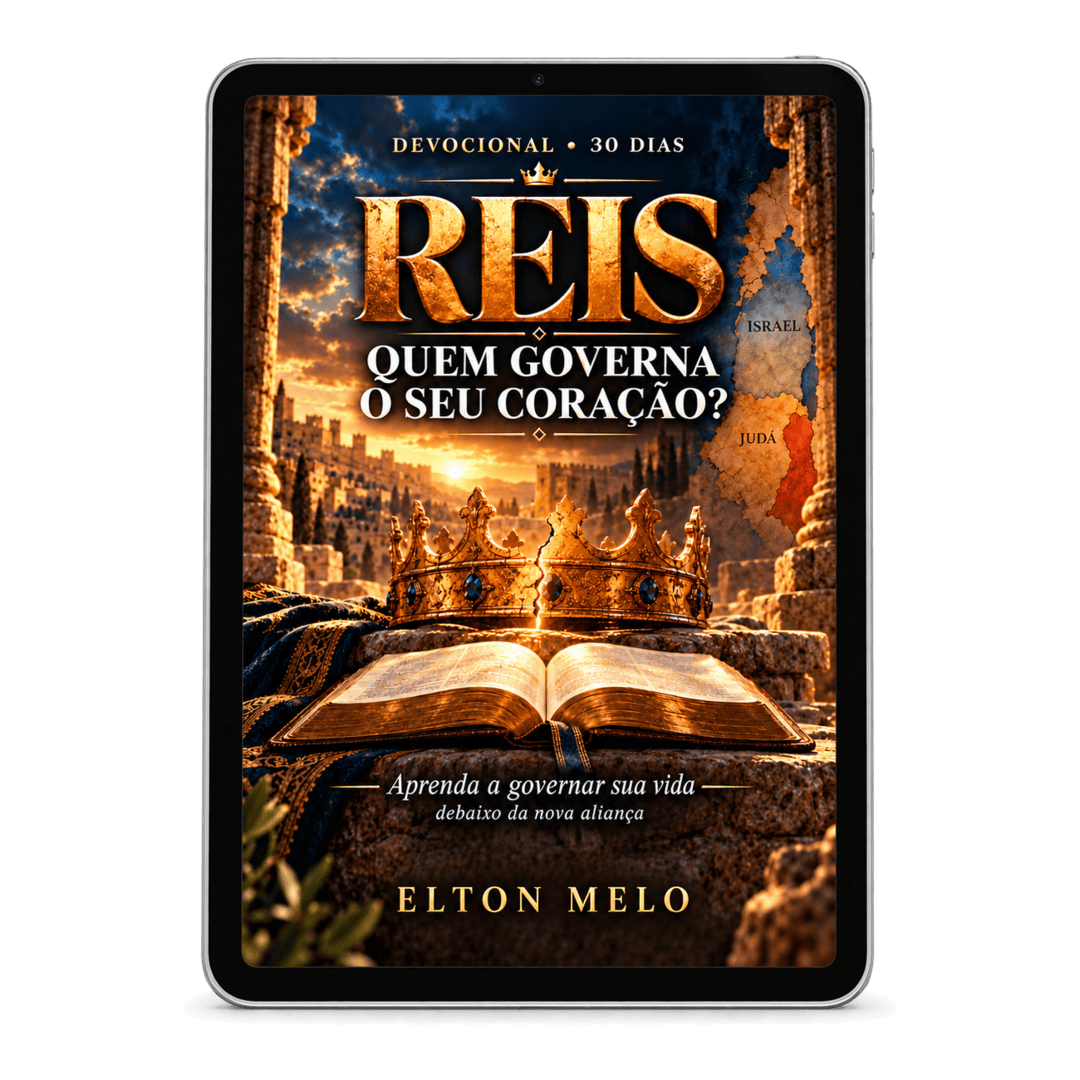 Mockup do livro digital REIS: Quem Governa o Seu Coração?